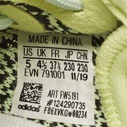 مملوكة مسبقًا حذاء رياضي ييزي x أديداس بوست 350 ڤي2 ييزريل (غير عاكس) قماش محبوك أخضر مقاس 37 1/3