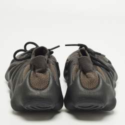 مملوكة مسبقًا Yeezy x Adidas 450 Dark Slate Size 46 2/3 Black Knit Fabric Low Top Sneakers