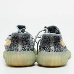 Pre Owned حذاء رياضي ييزي x أديداس بوست 350 V2 قماش تريكو ملون "آش بلو" مقاس 40 2/3