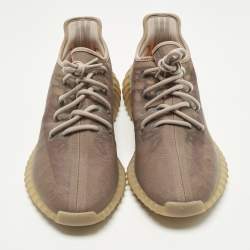 مملوكة مسبقًا Yeezy x Adidas Boost 350 V2 Size 46.5 Purple Mesh Mono Mist Low Top Sneakers