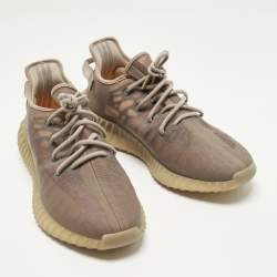 مملوكة مسبقًا Yeezy x Adidas Boost 350 V2 Size 46.5 Purple Mesh Mono Mist Low Top Sneakers