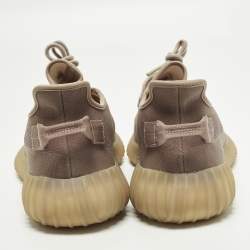 مملوكة مسبقًا Yeezy x Adidas Boost 350 V2 Size 46.5 Purple Mesh Mono Mist Low Top Sneakers