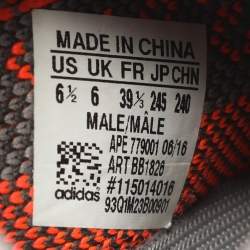 Pre Owned Yeezy x Adidas Boost 350 V2 Size 39 1/3 Beluga Knit Fabric Low Top Sneakers
