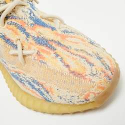 مملوكة مسبقًا Yeezy x Adidas Boost 350 V2 MX Oat Size 39 1/3 Multicolor Knit Fabric Low Top Sneakers