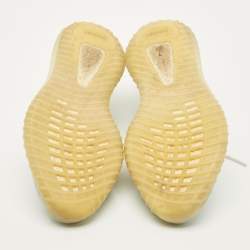 Pre Owned Yeezy x Adidas Boost 350 V2 Size 46.5 Blue/White Mesh Mono Ice Lace Up Sneakers