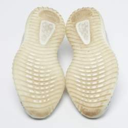 مملوكة مسبقًا حذاء رياضي ييزي x أديداس بوست 350 V2 'غيمة بيضاء' قماش تريكو أزرق منخفض القصة مقاس 38 2/3