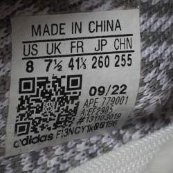 مملوكة مسبقًا حذاء رياضي ييزي x أديداس بوست 350 V2 'غيمة بيضاء' قماش تريكو أزرق منخفض القصة مقاس 38 2/3