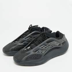 مملوكة مسبقًا Yeezy x Adidas Yeezy 700 V3 Size 44 Black/Grey Knit Fabric and Mesh Low Top Sneakers