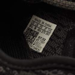 Pre Owned Yeezy x Adidas Boost 350 Pirate Size 43.5 Black Knit Fabric Low Top Sneakers