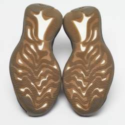 Pre Owned Yeezy x Adidas Boost 380 Onyx Size 46 Black/Brown Knit Fabric Low Top Sneakers