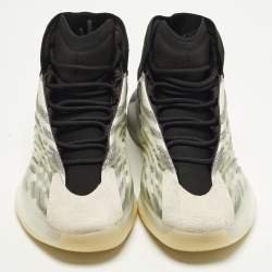 Pre Owned Yeezy x Adidas QNTM BSKTBL Size 45 1/3 Multicolor Mesh and Neoprene High Top Sneakers