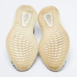 مملوكة مسبقًا حذاء رياضي ييزي x أديداس بوست 350 V2 أبيض/أسود قماش تريكو زيبرا مقاس 36 2/3