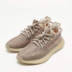 Pre Owned حذاء رياضي ييزي x أديداس بوست 350 V2 مونو ميست قماش شبكي بنفسجي فاتح بمقاس 45 1/3 برباط