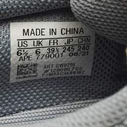 Pre Owned Yeezy x Adidas Boost 700 Wash Orange Size 39 1/3 Multicolor Mesh and Suede Low Top Sneakers