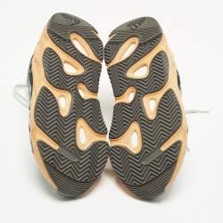 Pre Owned Yeezy x Adidas Boost 700 Wash Orange Size 39 1/3 Multicolor Mesh and Suede Low Top Sneakers