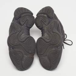 مملوكة مسبقًا حذاء رياضي ييزي x أديداس بوست 500 شبك وأسود سولي - جلد لاسابي قياس 45 1/3