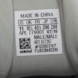 Pre Owned حذاء رياضي ييزي x أديداس بوست 500 سولت شبك وألياف النعناع الأخضر الفاتح مقاس 45 1/3