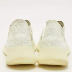 Pre Owned Yeezy x Adidas Boost 380 Calcite Glow Size 45 1/3 White Knit Fabric Low Top Sneakers