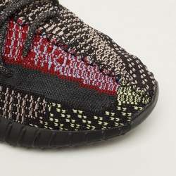 Pre Owned Yeezy x Adidas Boost 350 V2 Yecheil Size 45 1/3 Multicolor Knit Fabric Low Top Sneakers