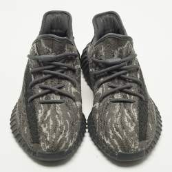 مملوكة مسبقًا Yeezy x Adidas 350 V2 Size 43.5 Grey Knit Fabric MX Dark Salt Low Top Sneakers