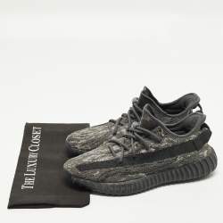 مملوكة مسبقًا Yeezy x Adidas 350 V2 Size 43.5 Grey Knit Fabric MX Dark Salt Low Top Sneakers