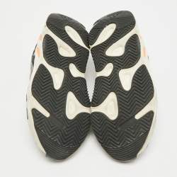 Pre Owned حذاء رياضي ييزي x أديداس بوست 700 شبك وسويدي متعدد الألوان وييف رنر مقاس 44 2/3