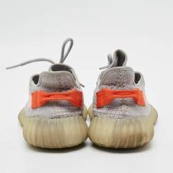 مملوكة مسبقًا Yeezy x Adidas Boost 350 V2 Tail Light Size 43.5 Grey Knit Fabric Low Top Sneakers