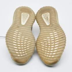 مملوكة مسبقًا Yeezy x Adidas Boost 350 V2 Tail Light Size 43.5 Grey Knit Fabric Low Top Sneakers