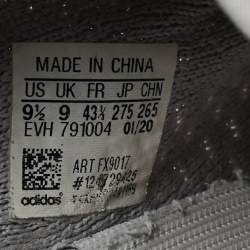 مملوكة مسبقًا Yeezy x Adidas Boost 350 V2 Tail Light Size 43.5 Grey Knit Fabric Low Top Sneakers