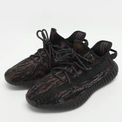 Pre Owned حذاء رياضي ييزي x أديداس بوست 350 V2 بون قماش تريكو أبيض مقاس  40 2/3