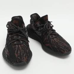 Pre Owned حذاء رياضي ييزي x أديداس بوست 350 V2 بون قماش تريكو أبيض مقاس  40 2/3