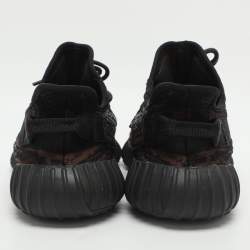 Pre Owned حذاء رياضي ييزي x أديداس بوست 350 V2 بون قماش تريكو أبيض مقاس  40 2/3