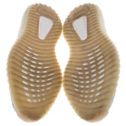 Pre Owned حذاء رياضي ييزي x اديداس بوست 350 V2 تريكو قطن أصفر مقاس 45