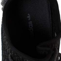 مملوكة مسبقًا Yeezy x Adidas Black Cotton Knit Pirate Black Boost 350 Sneakers Size 42