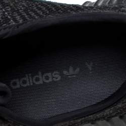 Pre Owned حذاء رياضي ييزي x اديداس "بيرات بلاك بوست 350" تريكو قطن أسود مقاس 42