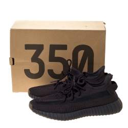 مملوكة مسبقًا  حذاء رياضي ييزي × اديداس بوست 350 V2 تريكو قطن رصاصي داكن مقاس 44