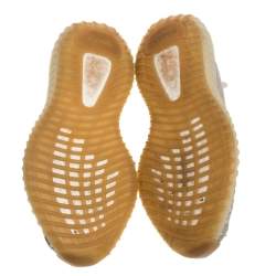 Pre Owned Yeezy x Adidas Sesame Cotton Knit Boost 350 V2 Sneakers Size 41