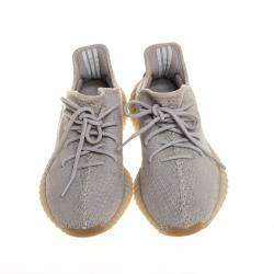 Pre Owned Yeezy x Adidas Sesame Cotton Knit Boost 350 V2 Sneakers Size 41