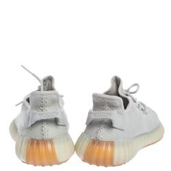 Pre Owned Yeezy x Adidas Sesame Cotton Knit Boost 350 V2 Sneakers Size 42