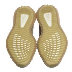 Pre Owned حذاء رياضي ييزي  x أديداس "بوست 350 ڨي2 ترفرم" تريكو قطن رصاصي مقاس 39.5