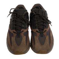 Pre Owned Yeezy x Adidas Mauve Mix Media Boost 700 Wave Runner Sneakers Size 46