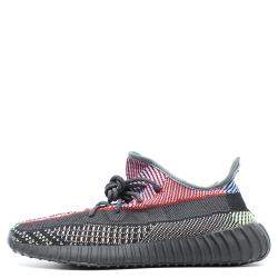 Pre Owned Yeezy x Adidas Multicolor Yecheil Cotton Knit Boost 350 V2 Sneakers Size 40 2/3