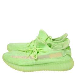 lime green yeezys kids