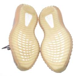 Pre Owned Yeezy x Adidas Grey Cotton Knit Boost 350 V2 True Form Sneakers Size 43.5