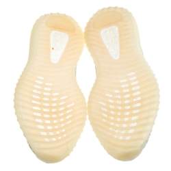 Pre Owned Yeezy x Adidas Blue/White Cotton Knit Cloud White Boost 350 V2 Non Reflective Sneakers Size 43.5