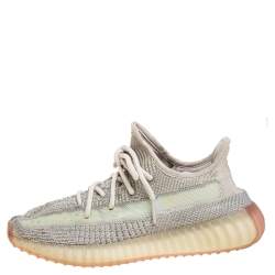 مملوكة مسبقًا حذاء رياضي ييزي وأديداس بوست 350 في2 سيترين غير عاكس رمادي مقاس 39 1/3