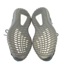 Pre Owned Yeezy x Adidas Grey Cotton Knit Boost 350 V2 Beluga 2.0 Sneakers Size 43 1/3