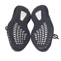 Pre Owned حذاء رياضي ييزي وأديداس (غير عاكس) بوست 350 في2 يشيل قماش تريكو متعدد الألوان مقاس 40