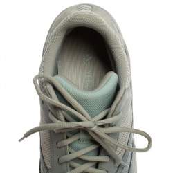 Pre Owned Yeezy x Adidas Boost Grey/Blue Mesh And Suede Leather Boost 700 V2 Vanta Sneakers Size 46.5