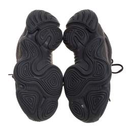 مملوكة مسبقًا Yeezy x Adidas Utility Black Suede and Mesh Boost 500 Sneakers Size 39 1/3